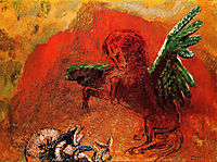 Pegasus and the Hydra, c.1907, redon