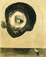 Photograph of Guardian Spirit of the Waters, 1878, by en0Odilon Redon in the public domain., redon