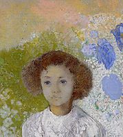 Portrait of Genevieve de Gonet as a Child, 1907, redon