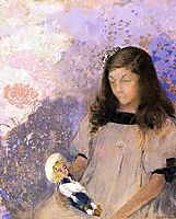 Portrait of Simone Fayet, 1907, redon