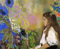 Portrait of Yseult Fayet, 1908, redon