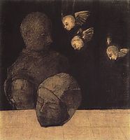 Severed head, 1878, redon