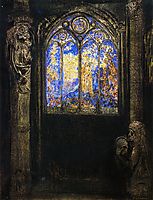 Stained Glass Window, redon