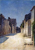 Street in Samois, 1888, redon