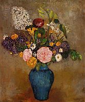 Vase of Flowers, redon