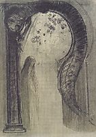 Woman and Serpent, c.1890, redon
