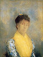 Woman with a Yellow Bodice, c.1899, redon