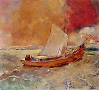 Yellow Boat, c.1910, redon