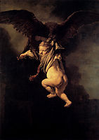 The Abduction of Ganymede, 1635, rembrandt