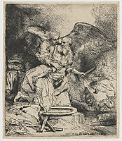 Abraham-s Sacrifice, 1655, rembrandt