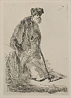 An Old Man with a Bushy Beard, rembrandt
