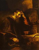 The Apostle Paul, c.1657, rembrandt