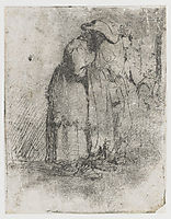 Beggar man and woman, 1628, rembrandt