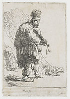The blind fiddler, 1631, rembrandt