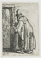 The blindness of Tobit, 1629, rembrandt