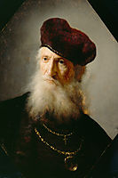 Bust of a Bearded Old Man, rembrandt