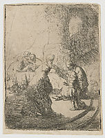 Christ disputing with the doctors, 1630, rembrandt