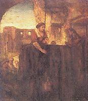 Christ and the Samaritan at the Well, 1659, rembrandt