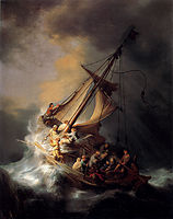 Christ In The Storm On The Sea Of Galilee, 1633, rembrandt