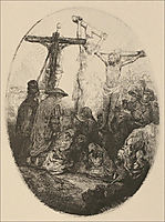 The Crucifixion an Oval Plate, 1640, rembrandt