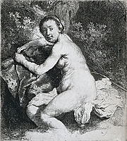 Diana at the bath, 1631, rembrandt