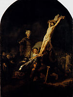 The Elevation Of The Cross, 1633, rembrandt