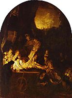 The Entombment, 1639, rembrandt