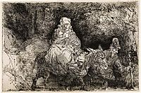 The Flight into Egypt, rembrandt