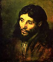 Head of Christ, 1648, rembrandt