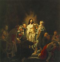The Incredulity of Saint Thomas, 1634, rembrandt