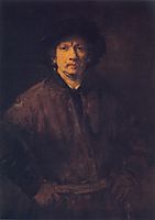 Large Self-portrait, 1652, rembrandt