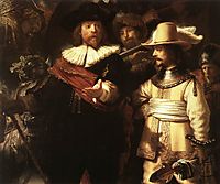 The Nightwatch, detail 1, 1642, rembrandt
