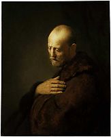 Old Man in Prayer, rembrandt