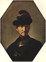 Old Soldier, rembrandt