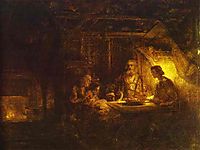 Philemon and Baucis, rembrandt