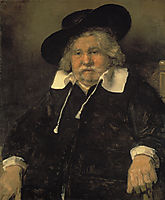 Portrait of an elderly man, 1667, rembrandt
