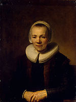 Portrait of Baertje Martens, 1640, rembrandt