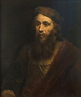 Portrait of a Bearded Man, 1661, rembrandt