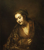 Portrait of Hendrickje Stoffels, 1660, rembrandt