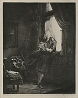 The Portrait of Jan Six, 1647, rembrandt