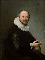 Portrait of a Man Seated, 1631, rembrandt