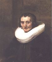 Portrait of Margeretha de Geer, 1661, rembrandt