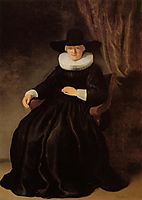 Portrait of Maria Bockenolle, 1634, rembrandt