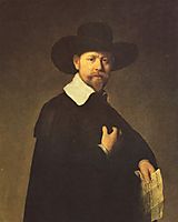 Portrait of Marten Looten, 1632, rembrandt