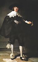 Portrait of Marten Soolmans, 1634, rembrandt