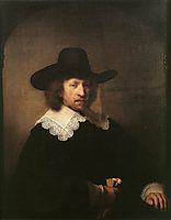 Portrait of Nicolaas van Bambeeck, 1641, rembrandt