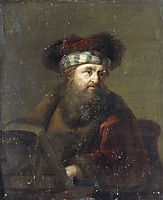 Portrait of a Rabbi, rembrandt