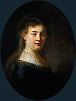 Portrait of Saskia van Uylenburgh, 1612-1642, 1633, rembrandt