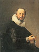 Portrait of a Seated Man, rembrandt