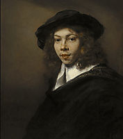 Portrait of a Young Man, 1666, rembrandt